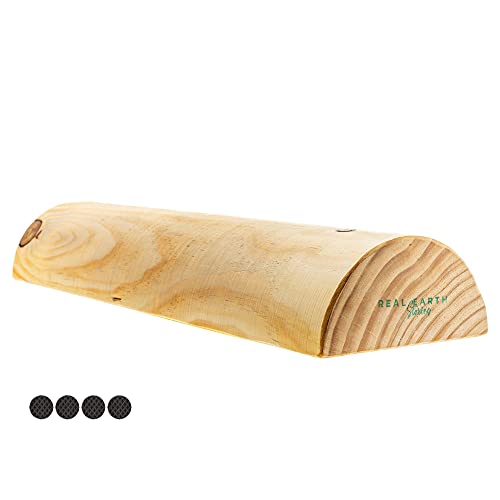 Tronco propioceptivo de madera del metodo 5P: tonifica y mejora la musculatura del suelo pelvico, fortalece abdominales y musculatura, utilizado en Pilates o Yoga.