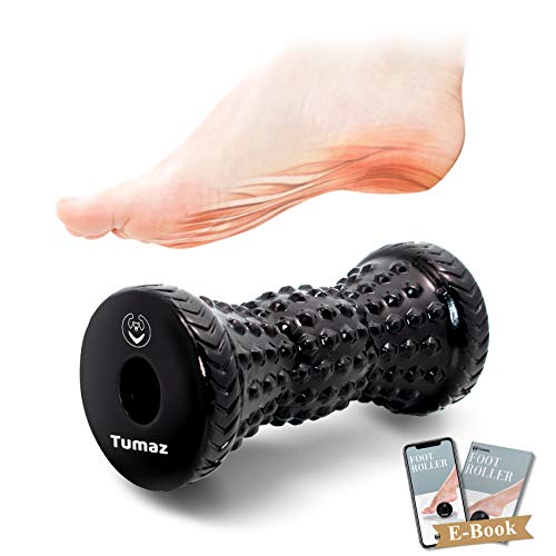 Tumaz Rodillo de masaje de pies, [Versión mejorada con Deeper Bump]Diseño ergonómico para aliviar la fascitis plantar y el dolor muscular profundo y superficial, original