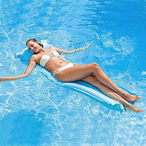 Tumbonas Inflables para Piscina, Gran Solárium, Juguete para Piscina, Diversión Y Juegos De Verano, Sillón Inflable para Cama Flotante, Colchoneta Inflable para Bote/Balsa (Color Aleatorio)