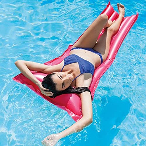 Tumbonas Inflables para Piscina, Gran Solárium, Juguete para Piscina, Diversión Y Juegos De Verano, Sillón Inflable para Cama Flotante, Colchoneta Inflable para Bote/Balsa (Color Aleatorio)