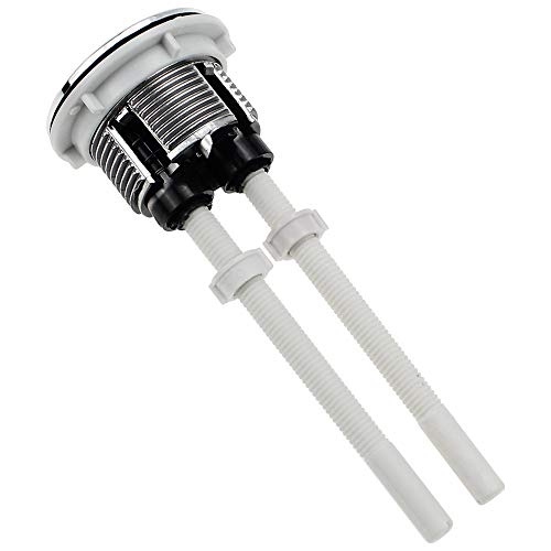 UBERMing 2 Piezas Botones de Doble Descarga para Inodoro, 38mm Estándar Botones del Tanque del Inodoro para Tanque de Inodoro Botones de Descarga para Inodoro Repuesto Accesorios de Baño Closestool