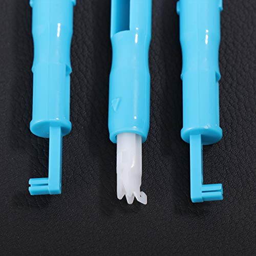 ULTNICE Aguja de Coser insertador Needle Threading Tool para máquina de Coser 3pcs (Azul)