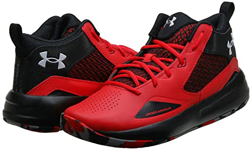 Under Armour Lockdown 5, Zapatillas de Baloncesto Unisex Adulto, Rojo (Versa Red/Black-601), 40 EU