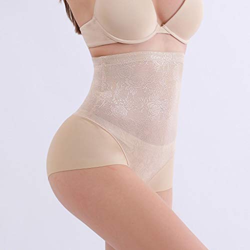 URIBAKY Fajas De Encaje De Mujer Shapewear Pantalones Cortos De Cintura Alta Formas para Adelgazar Cinturones Abdomen Vientre Plano