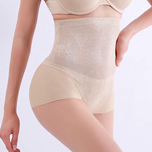 URIBAKY Fajas De Encaje De Mujer Shapewear Pantalones Cortos De Cintura Alta Formas para Adelgazar Cinturones Abdomen Vientre Plano