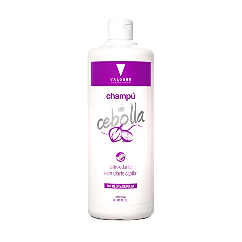 Valquer Champú de cebolla. Reduce la grasa. Estimulante capilar. Antioxidante cabello. Purificante. Todo tipo de cabello. Aceite de Macadamia - 1000 ml