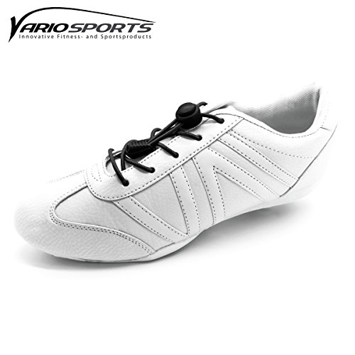 Variosports® Paquete/Set de 3 Sistemas de Cordones Elásticos con bloqueos rápidos – Todos Zapatos/Calzados para Hombres, Mujeres, niños – sin bucles | Jogging Deporte Ciclismo Escalada | 3 Parejas