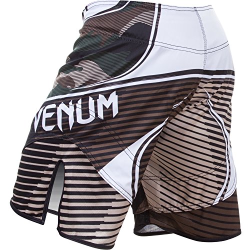 VENUM Camo Hero Pantalones Cortos de Entrenamiento, Hombre, Verde/marrón, XS