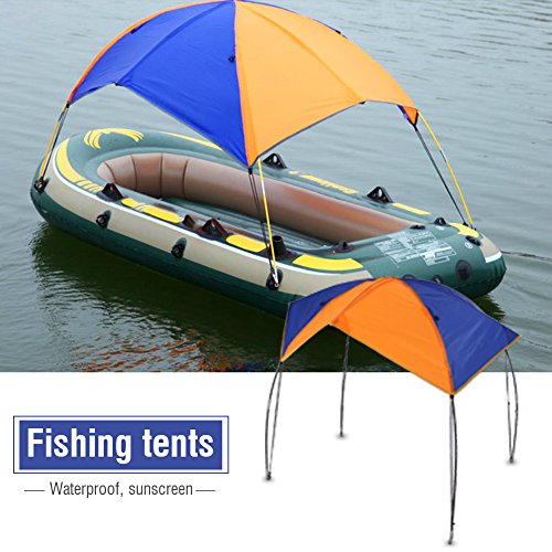 VGEBY1 Refugio Solar para Barcos, Opciones para 2-4 Personas Carpa para velero Toldo con toldo Parasol para Actividades acuáticas(4 Personas)