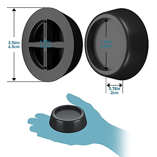 VIBIRIT Amortiguador de Vibraciones para Lavadora y Secadora Lavadora Pies Pad Almohadilla de Goma antivibración de bajo Ruido para Lavadora y Secadora