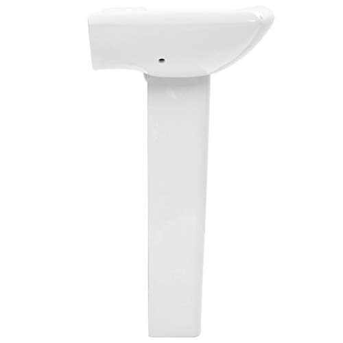 vidaXL Lavabo de Pie Cerámica Blanco 580x470x200 mm Muebles de Baño Grifería