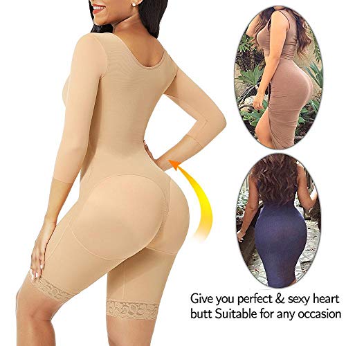 Vlejoy Entrenador de cintura Cuerpo Completo Shaper Body Colombiano Reductivo Faja Levantador de Culos Cintura Entrenador Adelgazamiento Shapewear Post Liposucción Muslo Recortadora