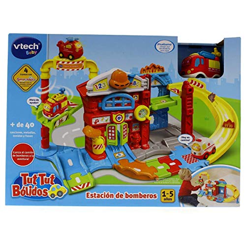 VTech- TutTut Tut Bólidos Estación de Bomberos, Multicolor, única (3480-503922) , color/modelo surtido