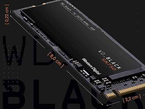 WD_BLACK SN750 de 1 TB - SSD NVMe interno para gaming, PCIe Gen 3