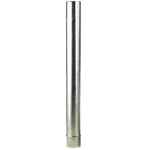 WOLFPACK LINEA PROFESIONAL 22010083 Wolfpack Tubo Acero Galvanizado, Estufas de Leña, Chimenea, Alta Resistencia, Conductos (Espesor de 0,8 mm, Ø 200 mm sin llave