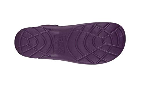 Work Team Zueco EVA Unisex. Ultraligero, ergonómico. Anatómico, con Cámara ortopédica, Suave para los pies. Hombre Morado 40/41