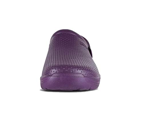 Work Team Zueco EVA Unisex. Ultraligero, ergonómico. Anatómico, con Cámara ortopédica, Suave para los pies. Hombre Morado 40/41