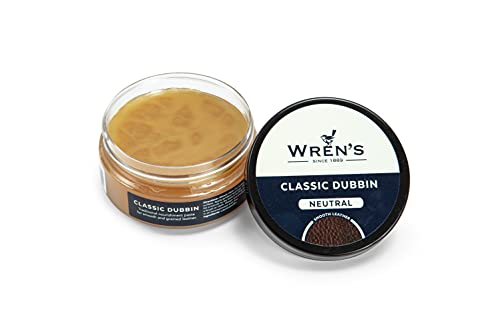 WREN’s Old Dubbin Classic Pasta Grasa Nutritiva Tradicional e Impermeabilizante para Pieles Lisas y Granuladas, Calidad y Prestigio Desde 1889, 100 ml