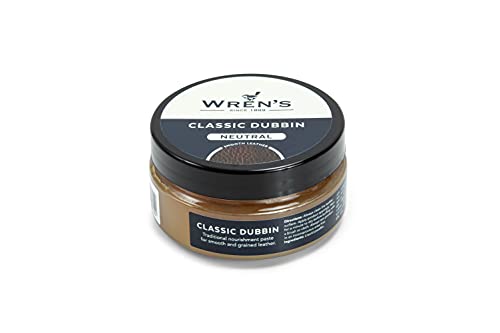 WREN’s Old Dubbin Classic Pasta Grasa Nutritiva Tradicional e Impermeabilizante para Pieles Lisas y Granuladas, Calidad y Prestigio Desde 1889, 100 ml