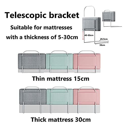 WYYY Barrera De Seguridad Cama Niño Barandilla De La Cama para Bebés para Camas De Matrimonio(Size:60cm,Color:Green)