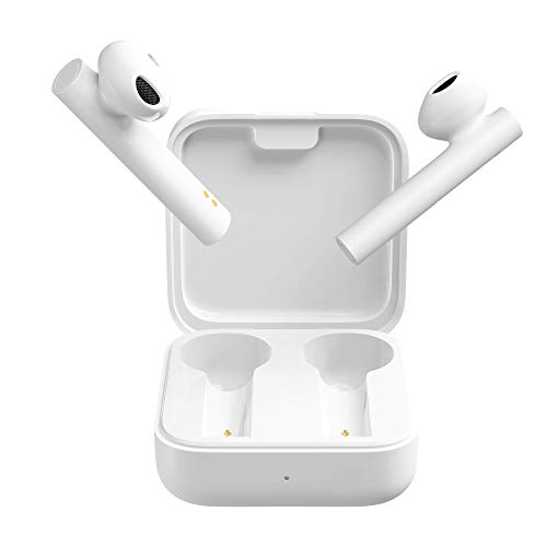 Xiaomi Mi True Wireless Earphones 2 Basic Los nuevos Auriculares Tienen una autonomía de batería más Larga, Sonido, fácil de Combinar, Color Blanco (versión Global)