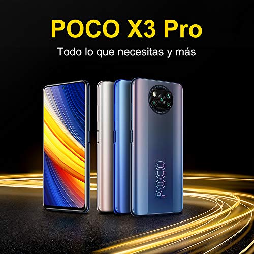 XIB2S Xiaomi Poco X3 Pro - Smartphone 128GB, 6GB RAM, Dual Sim, Phantom Black