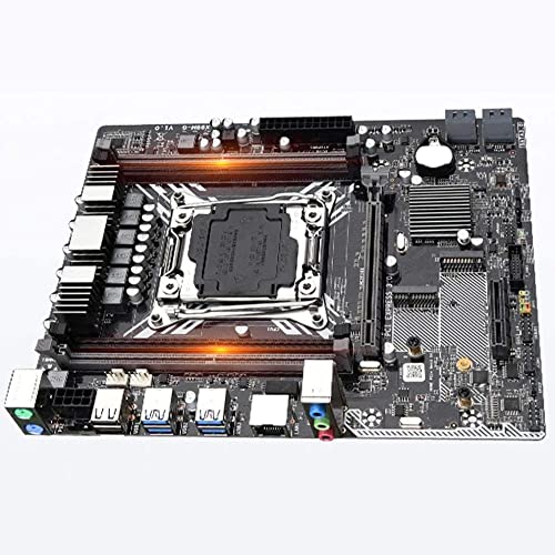 XINYUDAGE Computadora de Escritorio Placa Base Memoria DDR4 LGA 2011-3 V3 / V4 Soporte M 2 WiFi SATA PCIE 16X 8X Interfaz Negro Iteration