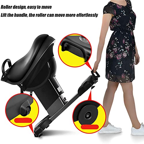 XUANX Máquina Eléctrica para Montar A Caballo, Equipo De Fitness Eléctrico para El Hogar, Máquina De Adelgazamiento, Equipo De Fitness para Bajar De Peso, Unisex,Rojo