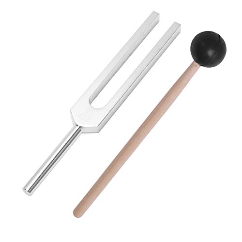 XZANTE Diapasón Médico Aleación de Aluminio + Madera Bola Martillo Chakra Diagnóstico 528 HZ Con Juego de Mazo Diapasón Prueba de Sistema Nervioso Cuidado de La Salud