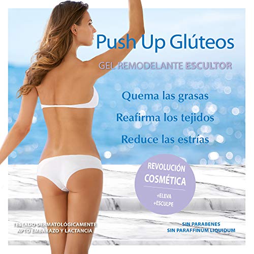 Yacel Push Up Glúteos | Eleva, Esculpe y Reduce las Estrías de los Glúteos | Glúteos Firmes y Erguidos | Apto en Embarazo y Lactancia | 200ml