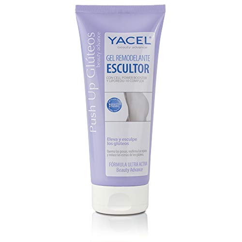 Yacel Push Up Glúteos | Eleva, Esculpe y Reduce las Estrías de los Glúteos | Glúteos Firmes y Erguidos | Apto en Embarazo y Lactancia | 200ml