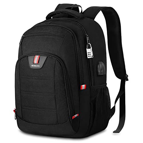 YAMTION Mochila Hombre Mochila Portátil Hombre mochila hombre trabajo 15.6 PulgadsPuerto USB Impermeable Trabajo Ordenador Viaje Negocio Multifuncional Daypacks Negro