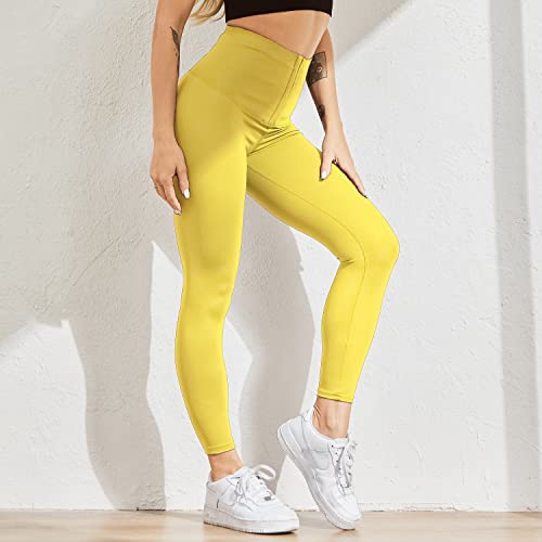 YFZCLYZAXET Pantalon Leggings De Mujer para Fitness Leggings De Cintura Alta Leggings Deportivos Push Up Pantalones Negros Ajustados Sexis Ropa De Gimnasio De Entrenamiento L Rosa