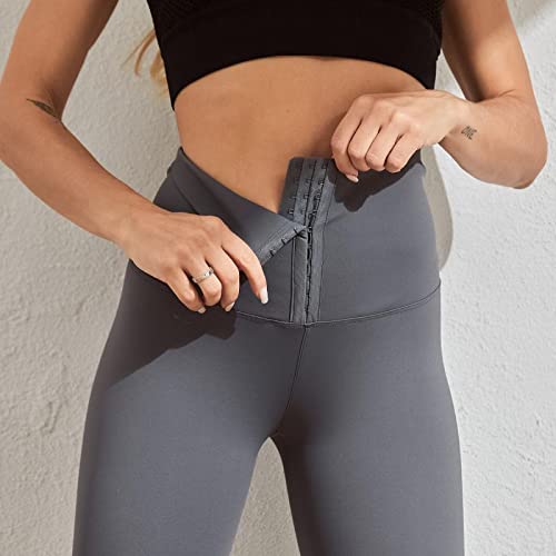 YFZCLYZAXET Pantalon Leggings Deportivos Sexis De Cintura Alta Deportivos Push Up Leggings para Ejercicio Elásticos para Mujer Pantalones para Mujer Sexy Legging L Graythick