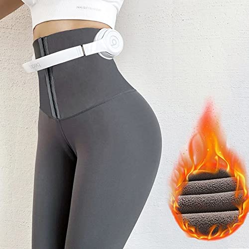 YFZCLYZAXET Pantalon Leggings Deportivos Sexis De Cintura Alta Deportivos Push Up Leggings para Ejercicio Elásticos para Mujer Pantalones para Mujer Sexy Legging L Graythick