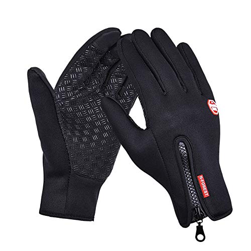 Yizhet Guante de Ciclismo, Guantes de Pantalla Táctil Hombre Mujer Prueba de Viento Guantes Guantes moto verano para Conducir Motocicletas Bicicleta MTB Montaña Senderismo Equitación Invierno