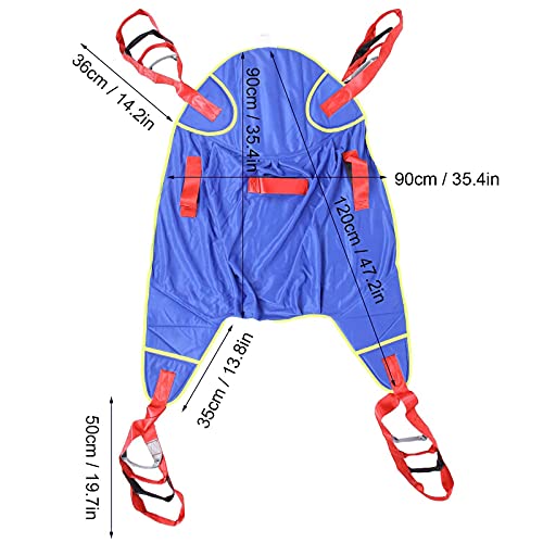 YNITJH Cinturón de Transferencia médica de elevación,Arnés Elevación Paciente Cuerpo Comple,Elevador Pacientes Eslinga Piernas para Transferir Cama a La Silla De Ruedas,Silla De Ducha O Inodoro