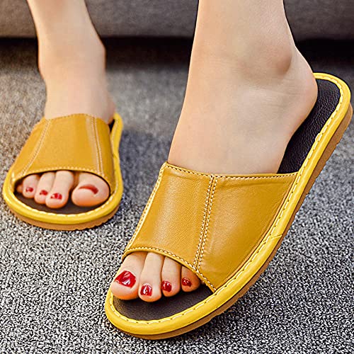 ypyrhh Sandalias Mujer Verano Planas Bohemia,Zapatillas para el hogar cómodos, Piso de Madera Interior dragón Rojo-Amarillo_39/40,Hombres Mujeres Sandalias