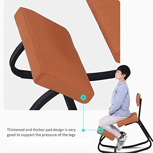 YQTXDS Silla, sillón Silla de Rodillas Silla ergonómica de Oficina Corrección de Joroba Protección de la Columna Vertebral Ocio Fitnes (Silla)