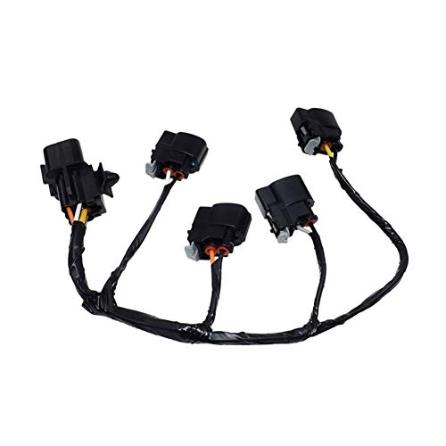 YUFENGJIAO 27350-2B000 la bobina de encendido del cable del enchufe del arnés del alambre en forma for el Kia Rio Alma Ceed Cerato Forte Spectra Rondo Hyundai Elantra Accent 1.6L ( Color : Black )