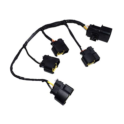 YUFENGJIAO 27350-2B000 la bobina de encendido del cable del enchufe del arnés del alambre en forma for el Kia Rio Alma Ceed Cerato Forte Spectra Rondo Hyundai Elantra Accent 1.6L ( Color : Black )