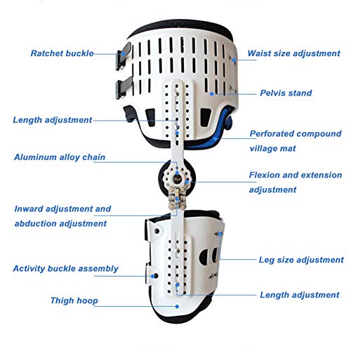 YUXINCAI Ortesis De Fijación De Abducción De Cadera, Dislocación De Cadera con Reemplazo De Cadera para Parálisis De Extremidades Inferiores, Soporte Lumbar Ajustable, Cintura Alrededor De 90 Cm