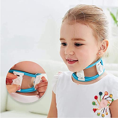 YZILXY Collar Cervical para Niños, Soporte Ajustable para El Cuello para Dormir, Alivia La Presión De La Columna Vertebral, Cuello para Niños para Soporte De Lesiones