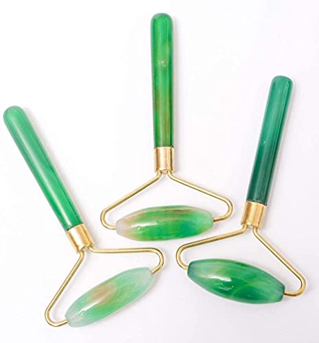 ZAFUU Herramientas de Belleza antienvejecimiento de Roller de Jade Facial for Adelgazar, tonificar y reafirmar la Piel | Reduce los Ojos hinchados y Las Arrugas firmes. νετωgygagaτο-10-04-L