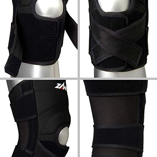 Zamst ZK-7, Protección de Rodilla Unisex adulto, Negro, L