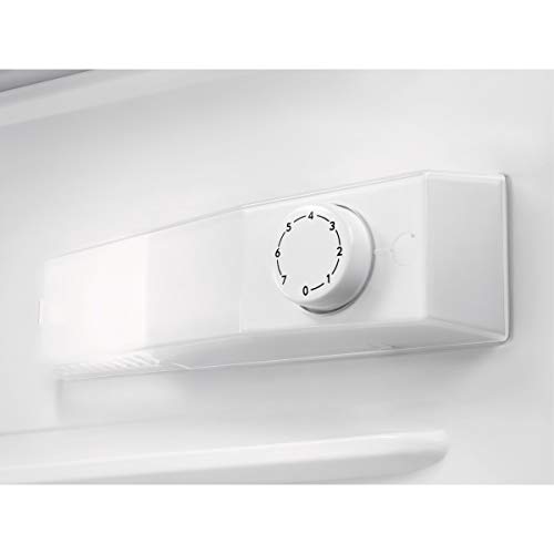 Zanussi ZYAN8EW0 Congelador Vertical mini, Libre instalación, 84,5 cm, Capacidad 85 Litros, Control mecánico, Congelación rápida, 3 Cajones, Puerta Reversible, Blanco