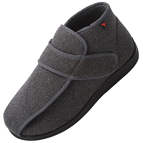 Zapatos OrtopéDicos Para Mujeres Hombres,Forro Ajustable Con Espuma ViscoeláStica,Unisex,grey_48