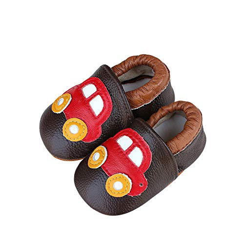 Zapatos para bebé Primeros Pasos Zapatillas Infantiles para Niño/Niña Antideslizante Respirable Máquina (12-18 Meses)