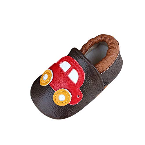 Zapatos para bebé Primeros Pasos Zapatillas Infantiles para Niño/Niña Antideslizante Respirable Máquina (12-18 Meses)