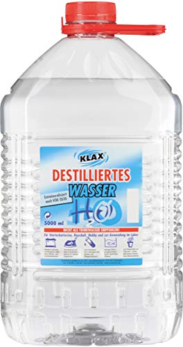 Zentrallager Agua destilada, 5 litros.